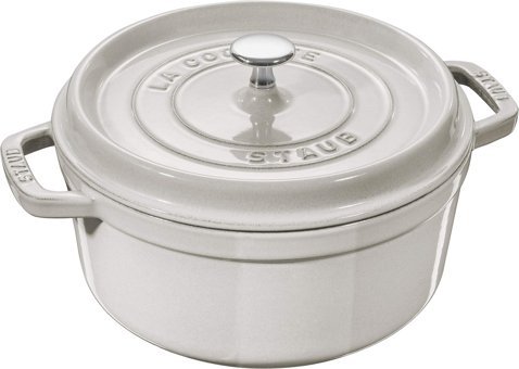 Staub La Cocotte Döküm 20 cm Derin Tencere Beyaz