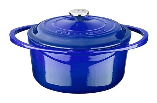 Lava Heritage Demir Döküm 20 cm Derin Tencere Mavi
