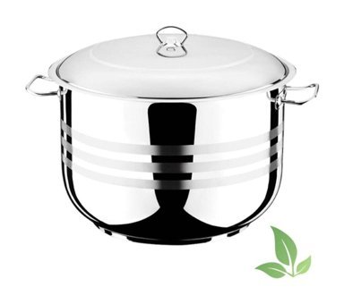 Ermiya Teppanyaki Gastro Paslanmaz Çelik 30 cm Derin Tencere