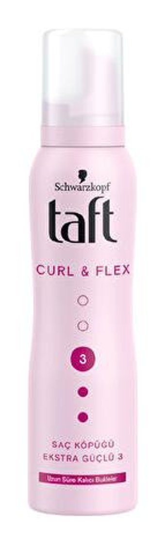 Schwarzkopf Taft Curl & Flex Normal Saçlar İçin Şekillendirici Hacim Veren Saç Köpüğü 3x150 ml
