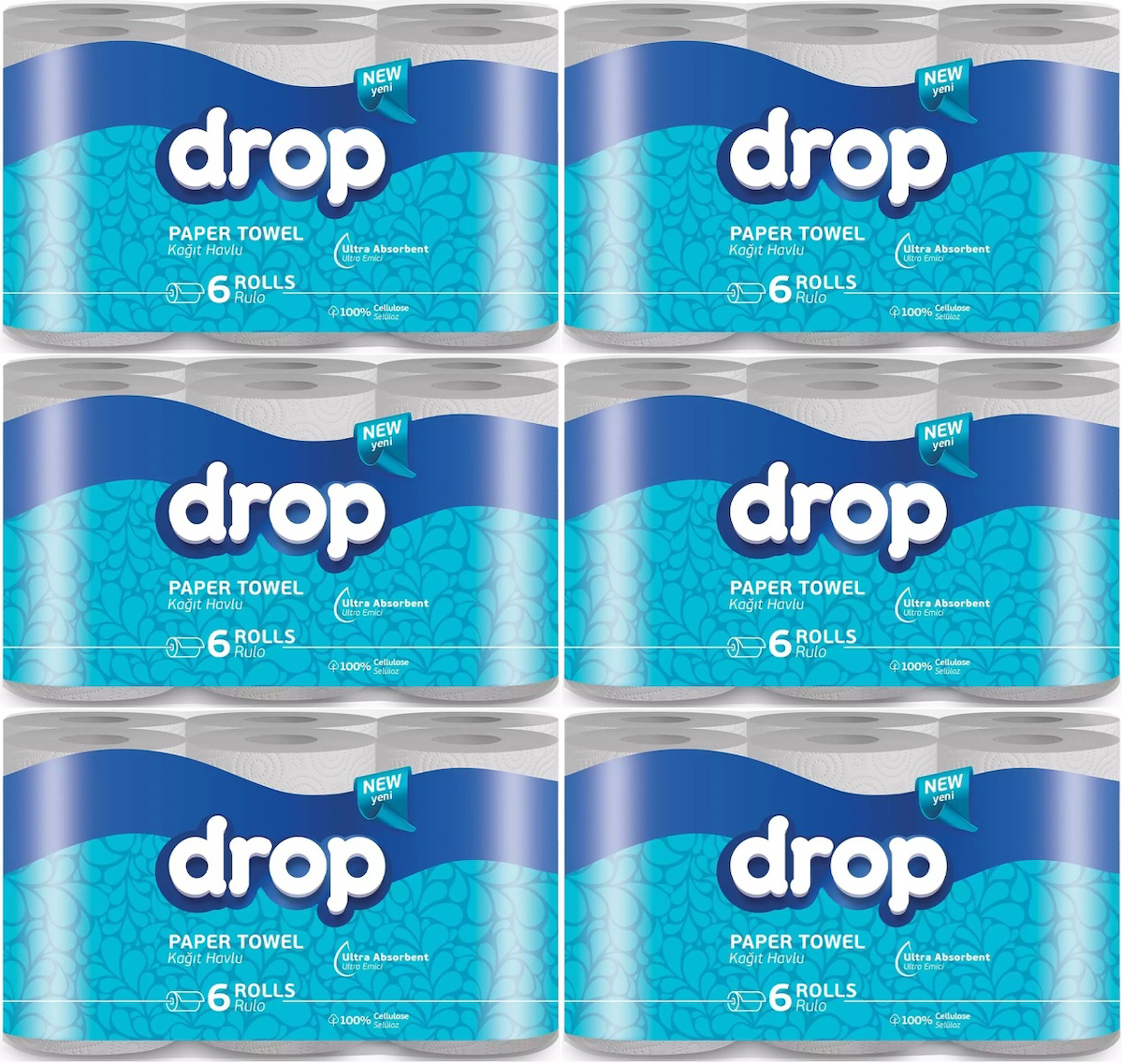 Drop 2 Katlı 36'lı Rulo Kağıt Havlu