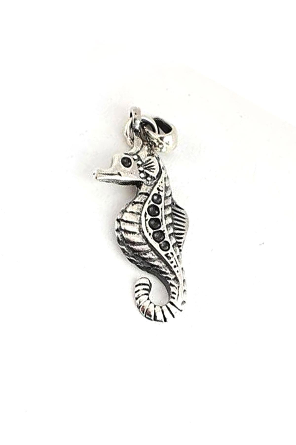 Oseshop Deniz Figürlü 925 Ayar Kararmayan Forse Zincir Kadın Gümüş Kolye