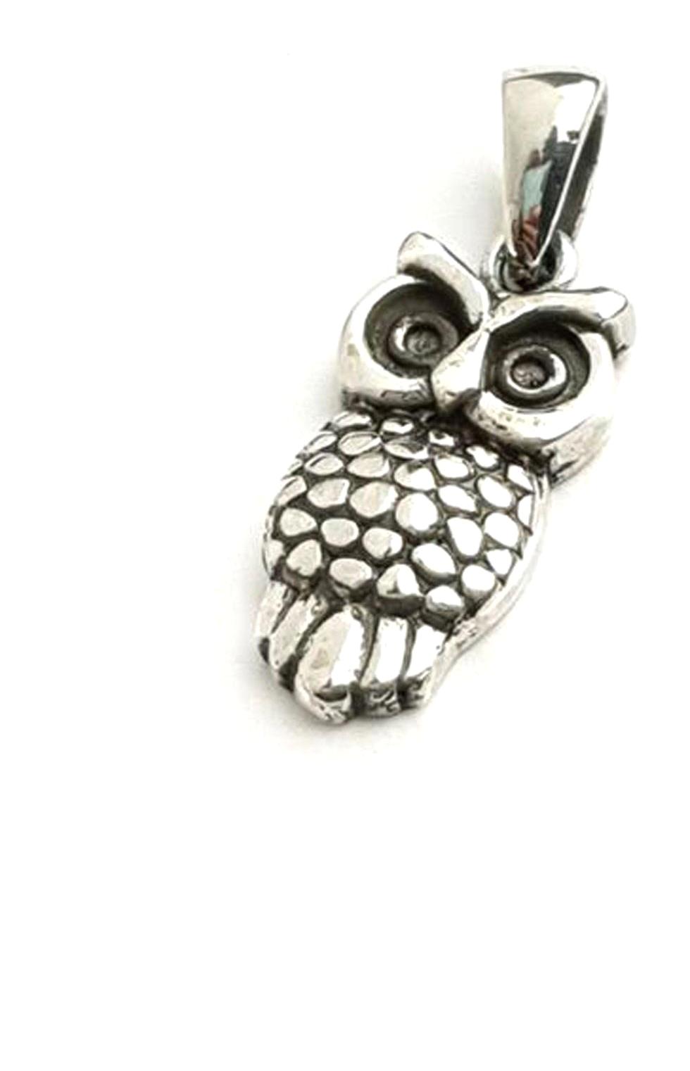 Oseshop Baykuşlu Forse Zincir Kadın Gümüş Kolye