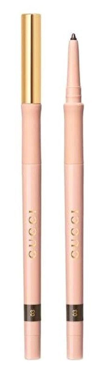 Gucci Stylo Contour Des Yeux 03 Chocolat Asansörlü Işıltılı Kahverengi Göz Kalemi