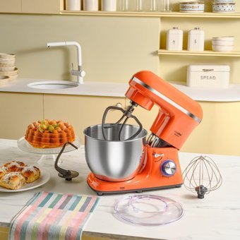 Cookplus Chefcrafter Plastik 1900 W 7 lt Standlı Mikser Mutfak Şefi Turuncu