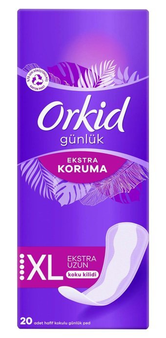 Orkid Ekstra Koruma 20'li Uzun Günlük Ped