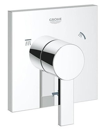 Grohe Allure Krom Kaplama Aç Kapa Ankastre Kare Banyo Bataryası Gümüş