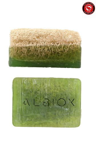 Albiox El Yapımı Aloe Vera-Kabak Lifli Katı Sabun 2x130 gr