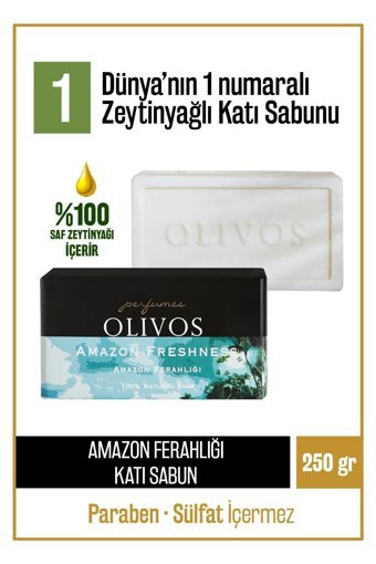 Olivos Doğal Parfüm Katı Sabun 250 gr