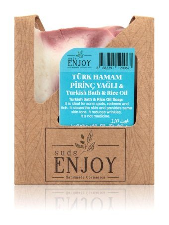 Enjoy Doğal Türk Hamam & Pirinç El Yapımı Pirinç Katı Sabun 100 gr