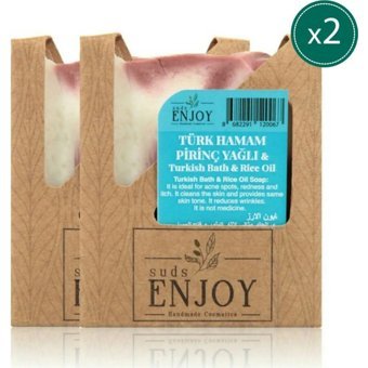 Sudsenjoyoil Doğal El Yapımı Pirinç Katı Sabun 2x100 gr