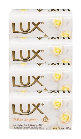 Lux Beyaz Katı Sabun 4x80 gr