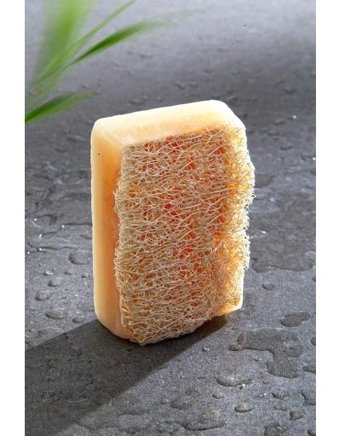 Kornea Store Doğal Kabak Lifli Kabak Lifli-Pirinç Katı Sabun 130 gr