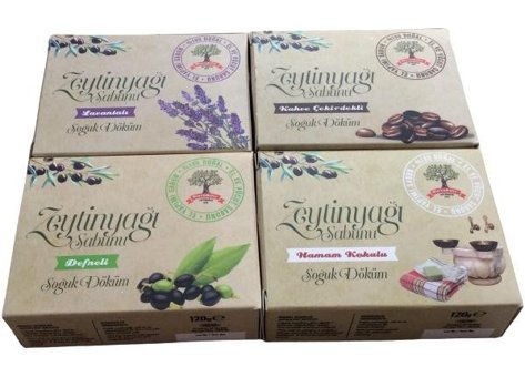 Karakılıç Zeytincilik El Yapımı Kahve Katı Sabun 4x120 gr