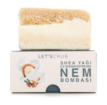 Let'Scrub Doğal Kabak Lifli Kabak Lifli-Keçi Sütlü-Shea Yağı Katı Sabun 130 gr