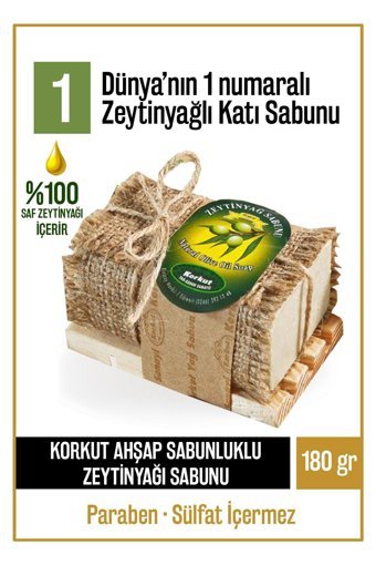 Olivos Doğal Zeytinyağlı Katı Sabun 180 gr