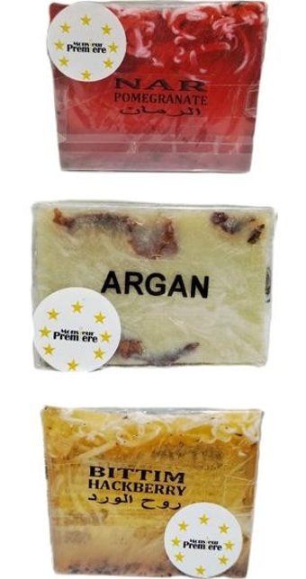 Monsieur Premiere Argan-Bıttım-Nar Katı Sabun 3x120 gr