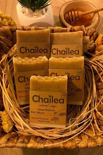 Chailea Doğal El Yapımı Kestane Balı Katı Sabun 5x100 gr