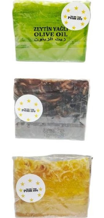 Monsieur Premiere Limon-Zeytinyağlı-Zeytin Yapraklı Katı Sabun 3x120 gr