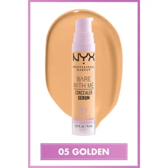 Nyx Makeup With Me 05 Golden Nemlendiricili Göz Altı ve Yüz Likit Serum Kapatıcı