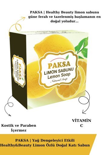 Paksa Doğal Limon Katı Sabun 2x125 gr