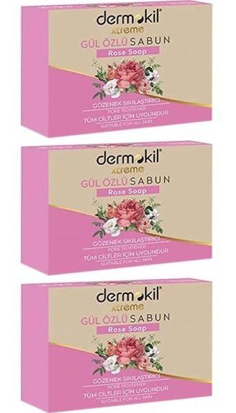 Dermokil Gül Katı Sabun 3x100 gr