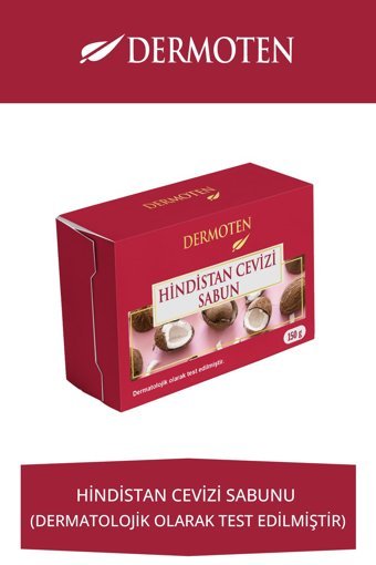 Dermoten Hindistan Cevizi Katı Sabun 150 gr
