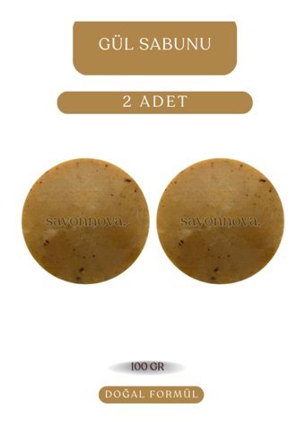 Savonnova Doğal Gül Katı Sabun 2x100 gr