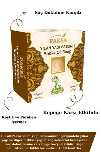 Paksa Yılan Yağı Katı Sabun 2x125 gr