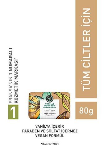 Yves Rocher Egzotik-Vanilya Katı Sabun 80 gr