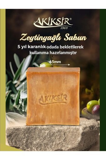 Akiksir Zeytinyağlı Katı Sabun 130 gr