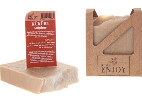Suds Enjoy Doğal El Yapımı Kükürtlü Katı Sabun 100 gr