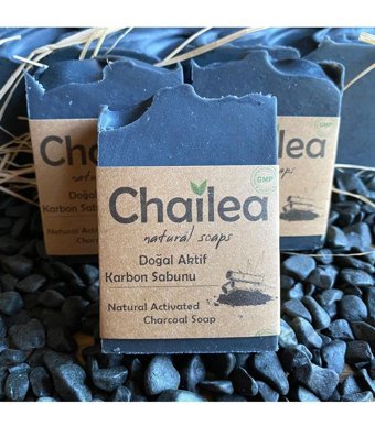 Chailea Doğal El Yapımı Kömür Katı Sabun 3x100 gr