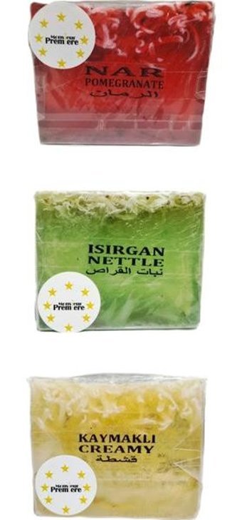 Monsieur Premiere Kaymak-Isırgan-Nar Katı Sabun 3x120 gr