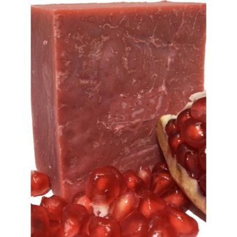 Lisinya Doğal El Yapımı Organik Nar Katı Sabun 130 gr