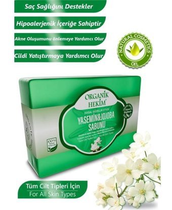 Organik Hekim Organik Jojoba-Yasemin Katı Sabun 140 gr