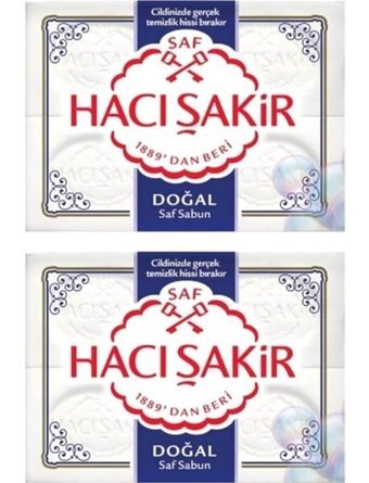 Hacı Şakir Doğal Sade Katı Sabun 2x600 gr