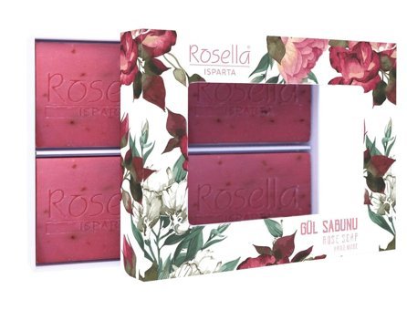 Rosella Doğal Gül Katı Sabun 80 gr