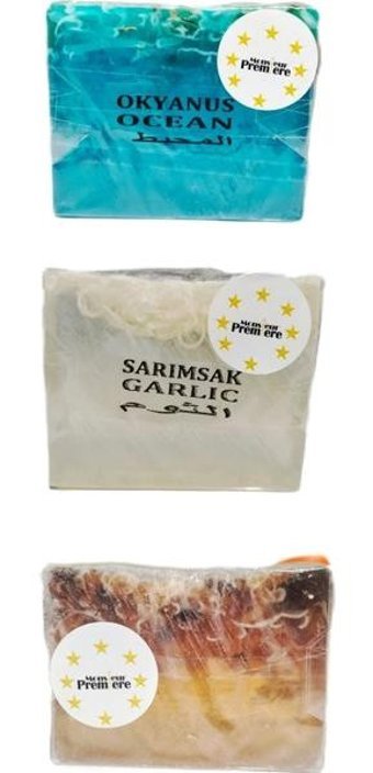 Monsieur Premiere Labada-Okyanus-Sarımsak Katı Sabun 3x120 gr