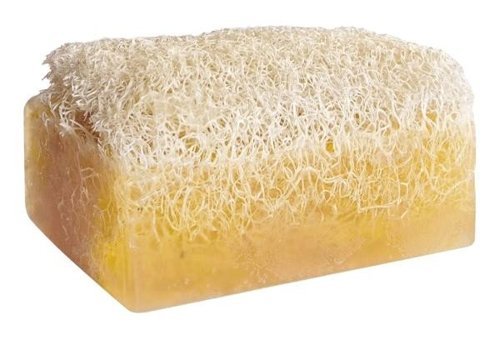 Akiksir Doğal Kabak Lifli-Pirinç Katı Sabun 130 gr