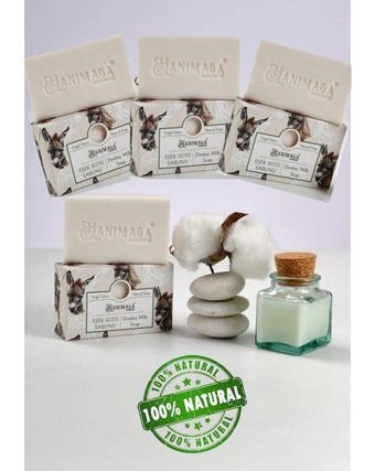 Hanımağa Doğal Eşek Sütü Katı Sabun 4x100 gr