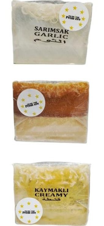 Monsieur Premiere Ballı-Kaymak-Keçi Sütlü Katı Sabun 3x120 gr