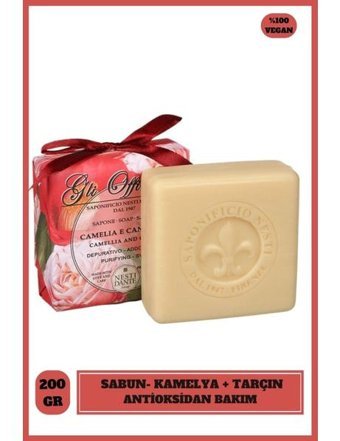 Nesti Dante Vegan Kamelya-Tarçın Katı Sabun 200 gr