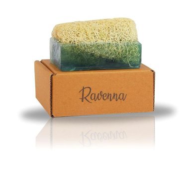 Ravenna Doğal Kabak Lifli Kabak Lifli-Orkide Katı Sabun 130 gr