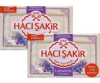 Hacı Şakir Lavanta Katı Sabun 2x150 gr