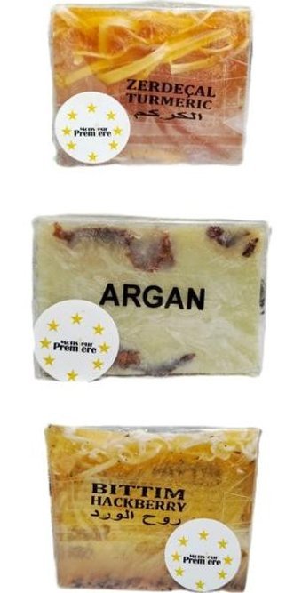 Monsieur Premiere Argan-Bıttım-Zerdeçal Katı Sabun 3x120 gr