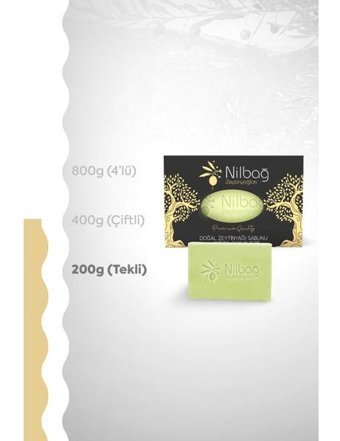 Nilbağ Zeytinyağları Zeytinyağlı Katı Sabun 200 gr