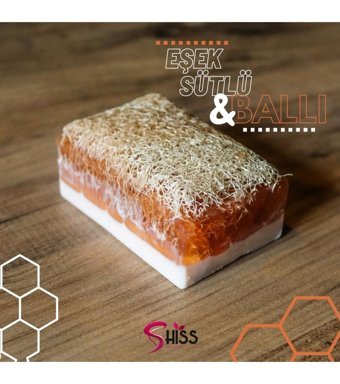 Shiss Doğal Kabak Lifli Ballı-Kabak Lifli Katı Sabun 175 gr