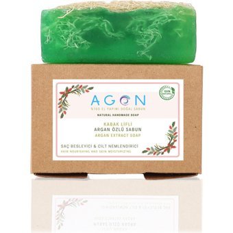 Agon El Yapımı Doğal Argan-Kabak Lifli Katı Sabun 120 gr