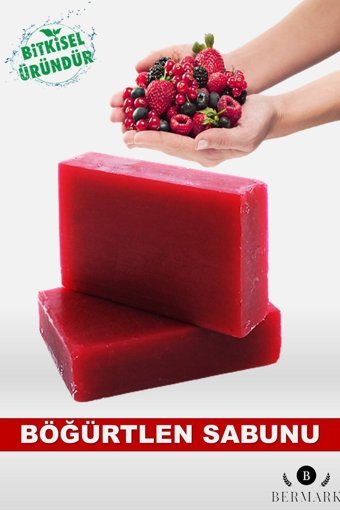Bermark Bitkisel Böğürtlen-Gliserinli Katı Sabun 100 gr